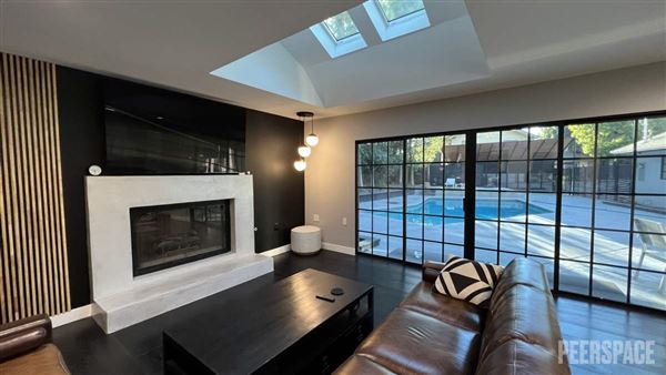 Unique Mid-Century Modern Home on 11,000 SF Corner Lot with Large Swimming Pool (11/22/2024 - Credits: Natalie Tarpinian)