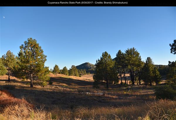 Cuyamaca Rancho State Park (SP), Lake Cuyamaca and Grand Valley Rapids (9/30/2017 - Credits: Brandy Shimabukuro)