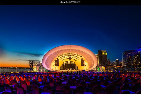 The Rady Shell (9/23/2022 - Credits: San Diego Film Commision)