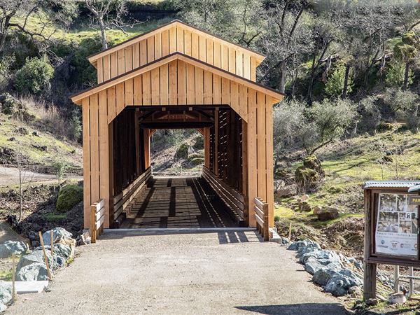 Honey Run Covered Bridge (4/7/2025 - Credits: submitted by: Joanne Hall)