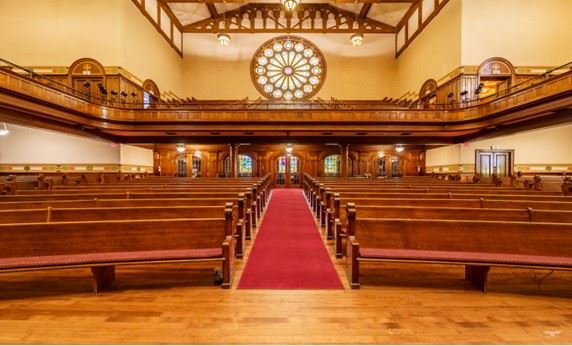First Congregational Church of Long Beach - Sanctuary (7/16/2025 - Credits: First Congregational Church of Long Beach)