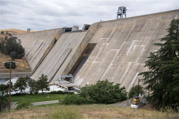 Friant Dam (7/28/2025 - Credits: U.S. Bureau of Reclamation)