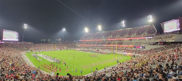 Snapdragon Stadium (10/8/2022 - Credits: By Spatms - Own work, CC BY-SA 4.0, https://commons.wikimedia.org/w/index.php?curid=123986002)