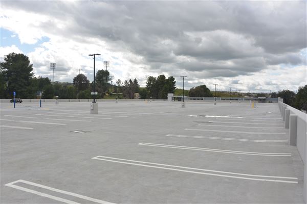 College of the Canyons - Lot 7 Parking Structure (3/21/2019 - Credits: Leo Fialho)