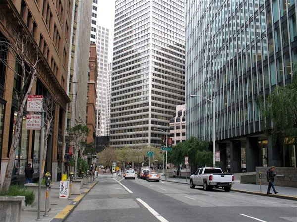 Financial District, San Francisco - Battery St. (10/29/2025 - Credits: San Francisco City & County Film Commission)