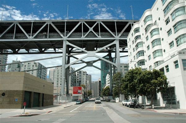 Financial District, San Francisco - Main St. (10/29/2025 - Credits: San Francisco City & County Film Commission)