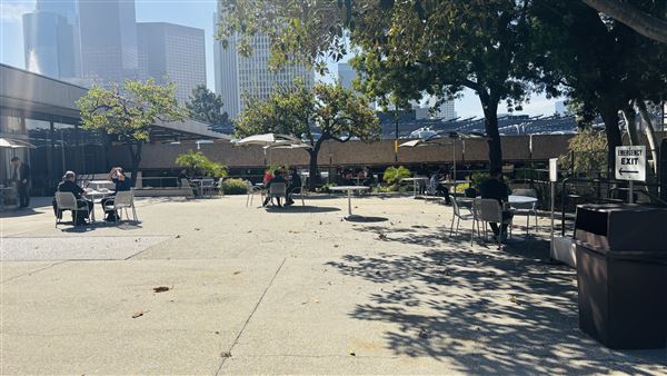 LADWP Headquarters / John Ferraro Building - Outdoor Eating Area (2/25/2026 - Credits: Brandy Davis)