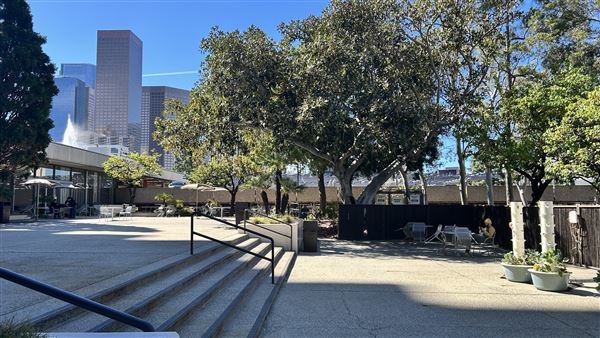 LADWP Headquarters / John Ferraro Building - Outside eating area (2/27/2026 - Credits: Brandy Davis)