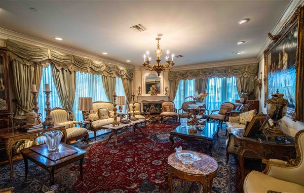 Cinematic LA Estate W/Gardens, Pool & Grand Stairs (4/5/2025 - Credits: Elegant Textiles, Inc.)